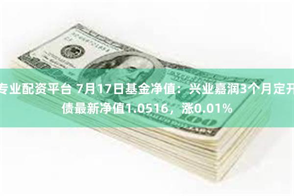 专业配资平台 7月17日基金净值：兴业嘉润3个月定开债最新净值1.0516，涨0.01%