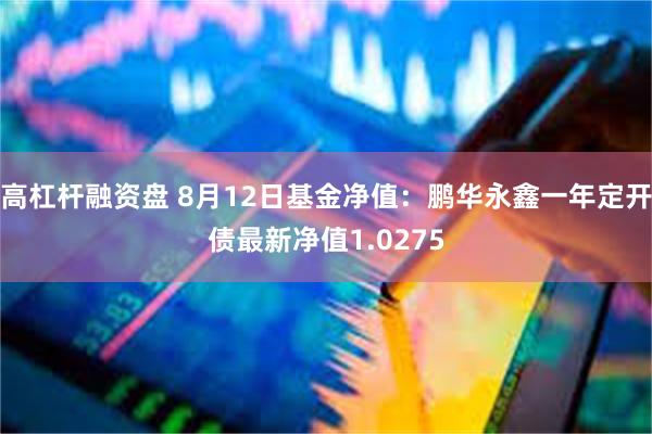 高杠杆融资盘 8月12日基金净值：鹏华永鑫一年定开债最新净值1.0275