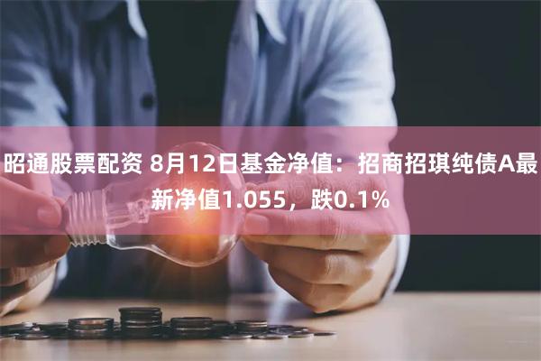 昭通股票配资 8月12日基金净值：招商招琪纯债A最新净值1.055，跌0.1%