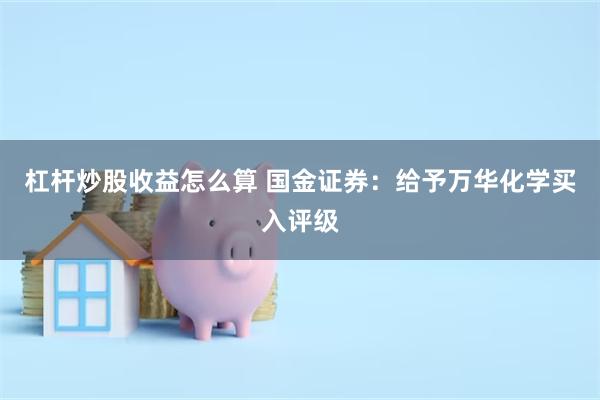 杠杆炒股收益怎么算 国金证券：给予万华化学买入评级