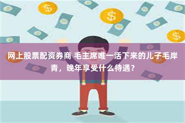 网上股票配资券商 毛主席唯一活下来的儿子毛岸青，晚年享受什么待遇？