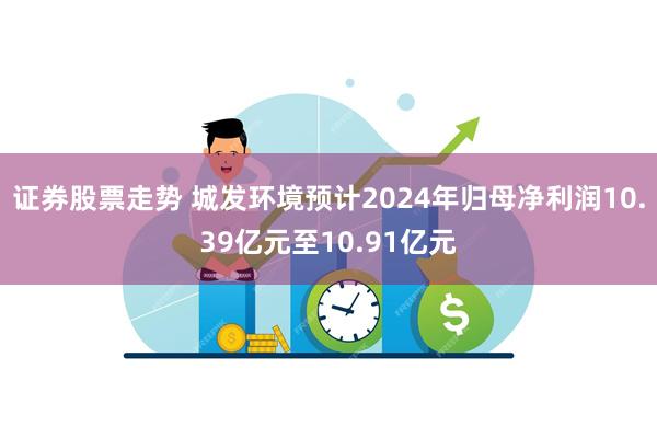 证券股票走势 城发环境预计2024年归母净利润10.39亿元至10.91亿元